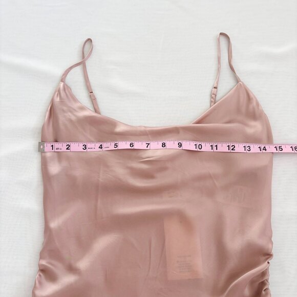 Aritzia Wilfred Only Ruched Slip Dress - Picture 4 of 10